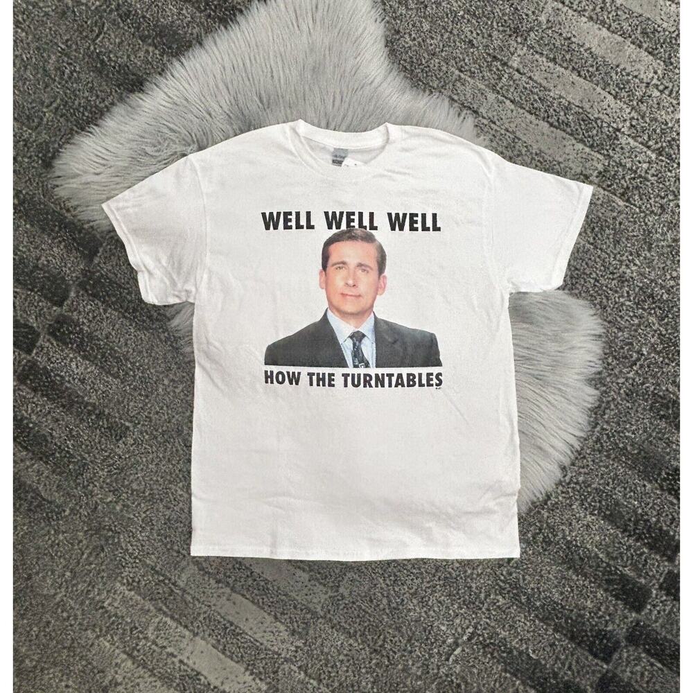 The Office Michael Scott Well How The‎ Turntables Shirt Adult Large